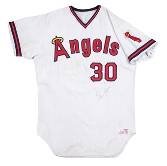 1974-75 Nolan Ryan Game Used & Signed California Angels Home Jersey - 300+ K Season - 2 No-Hitters (MEARS A9.5 & JSA)